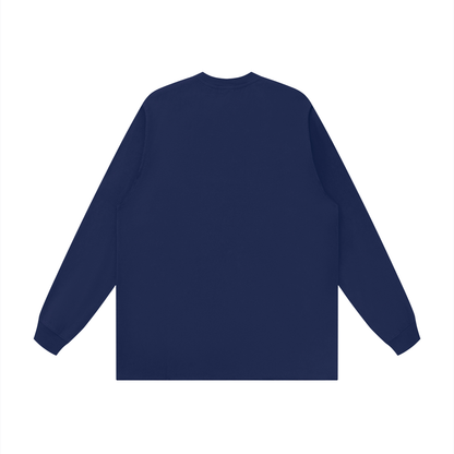 MEKS™ Unisex Raw Hem Long Sleeve Tee