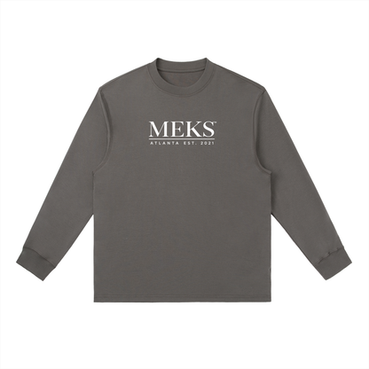 MEKS™ Men's Essential Crewneck Long-Sleeve Tee