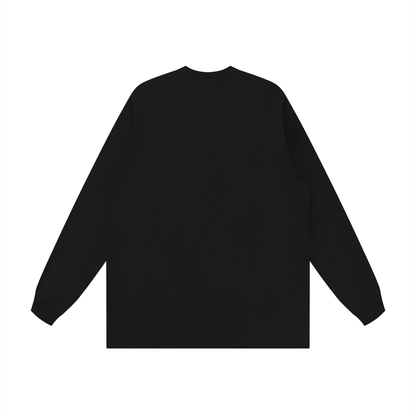 MEKS™ Unisex Raw Hem Long Sleeve Tee
